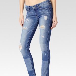 Paige Skyline Ankle Distressed Jean